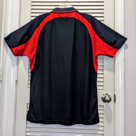 Cooperstown Dreams Park Men's LG Polo Shirt Blue Red Baseball Authentic MLB - Picture 6 of 10